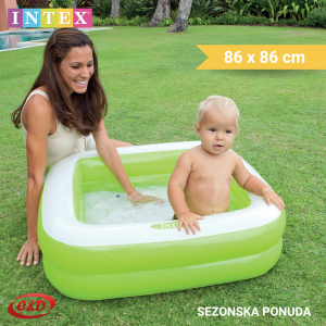 INTEX Bazen; 86 x 86 x 25 cm