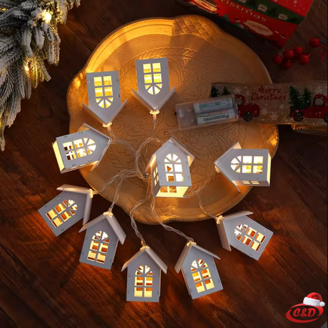 Lampice LED; KUĆICE; 2 m - Slika 3