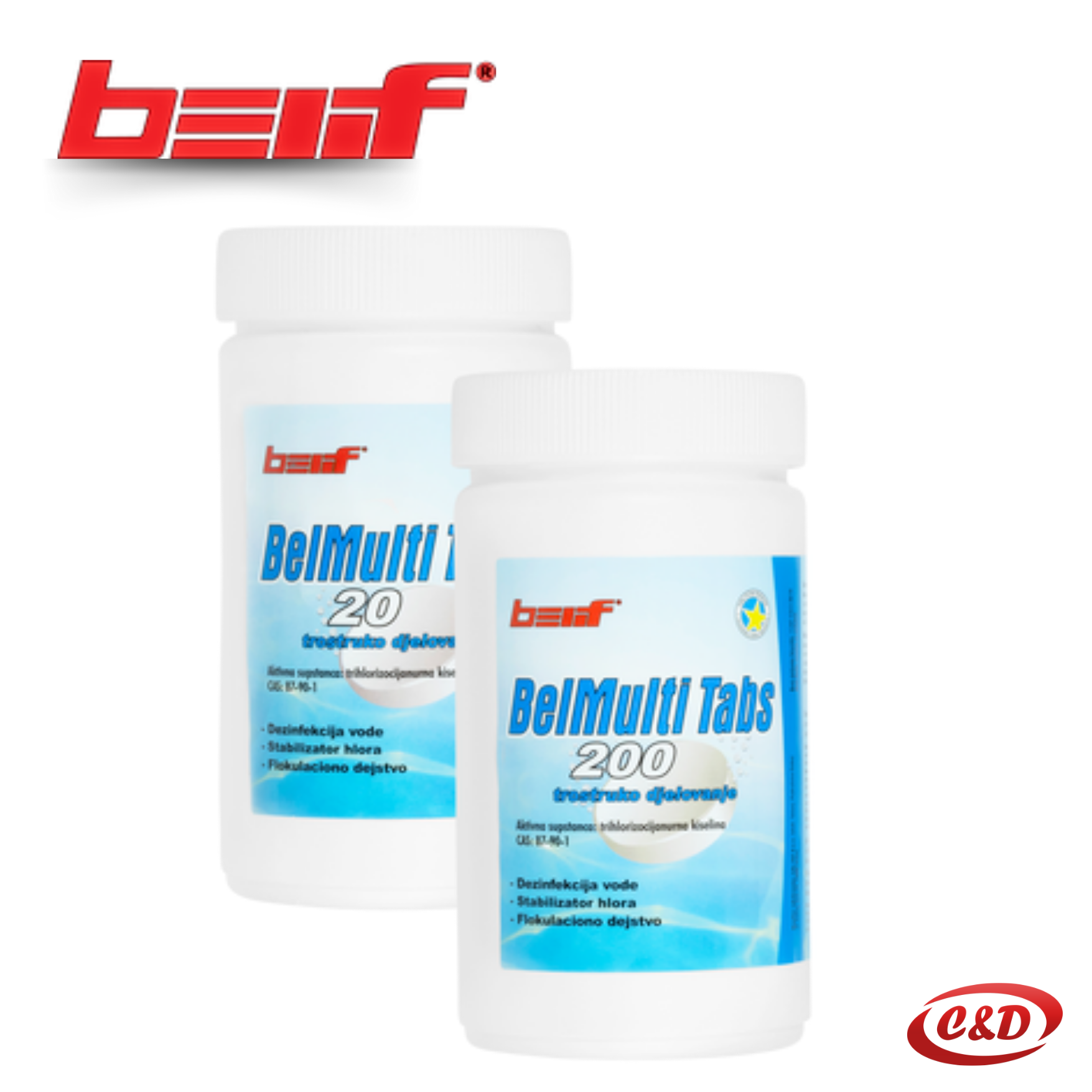 BelMulti hlor tablete; 1 komad; 200 g; Belif