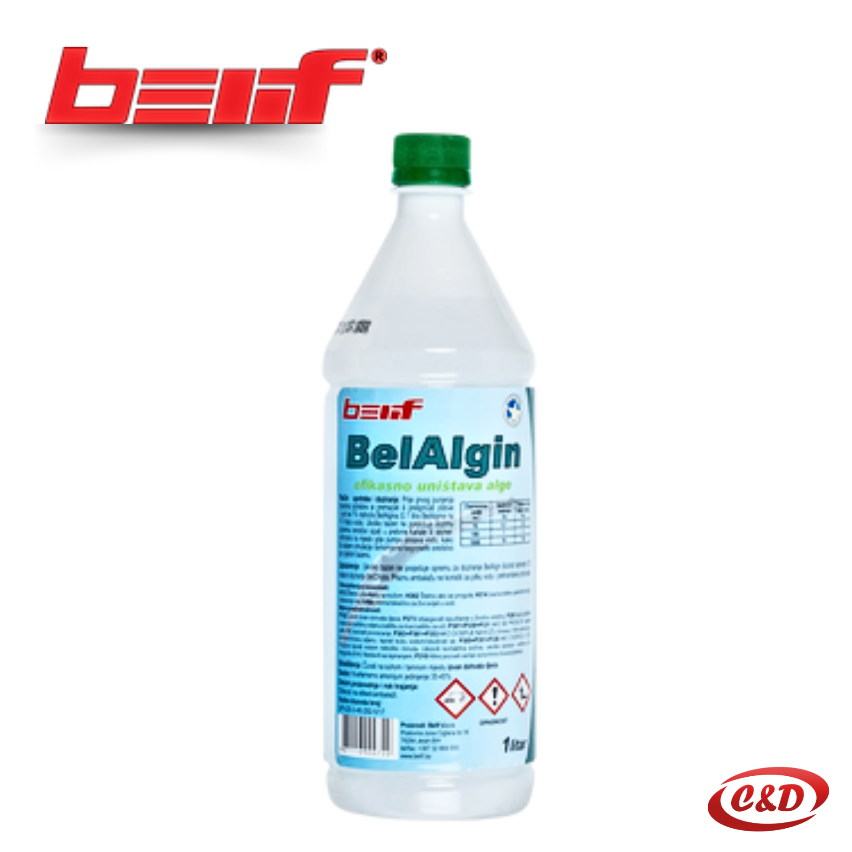 BelAlgin sredstvo za uništavanje algi u bazenu; 1l; Belif