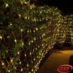 Lampice; LED; Mreža; 2 x 2 m; Toplo Bijela