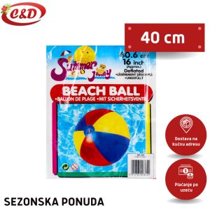 Lopta za plažu; 40 cm