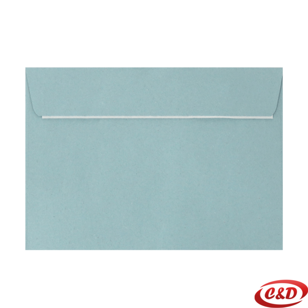 Plava koverta B6 dimenzija 17 × 12 cm