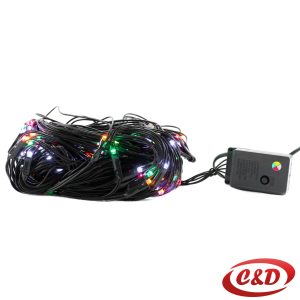 Lampice; LED; Mreža; 2 x 2,5m; Šarena