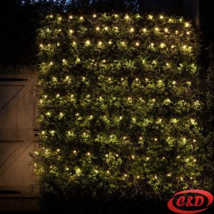 Lampice; LED; Mreža; 2 x 2 m; Toplo Bijela