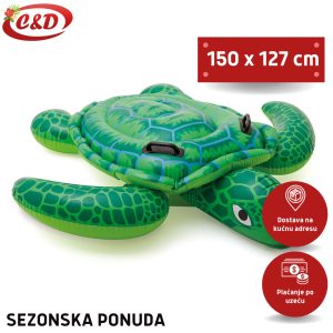 INTEX Kornjača; 150 x 127 cm