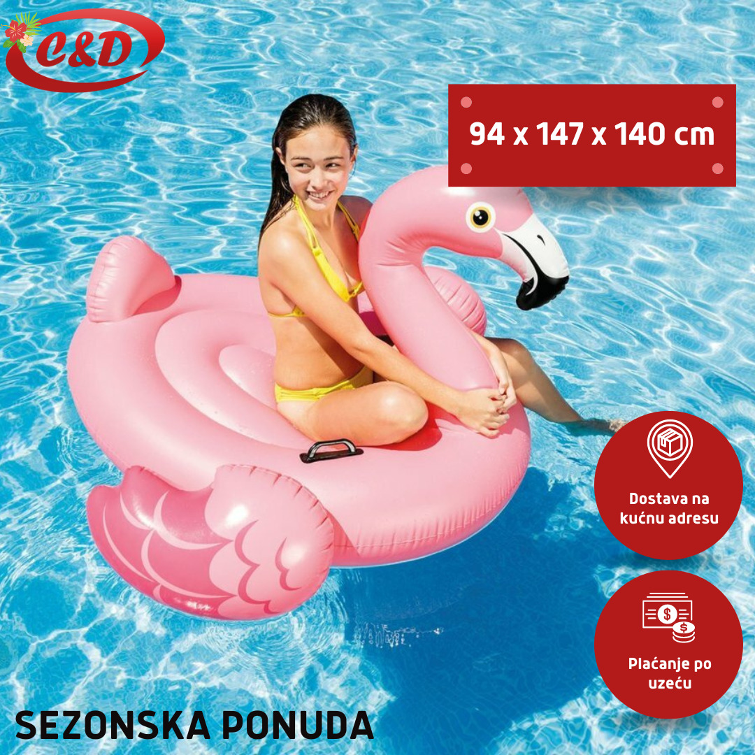 INTEX Flamingo; 94 x 147 x 140 cm