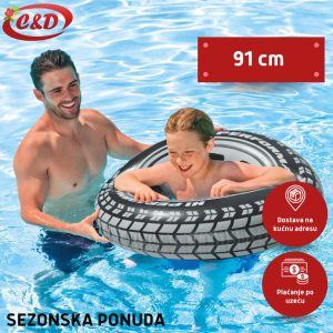 INTEX Šlauf; Cars; 91 cm