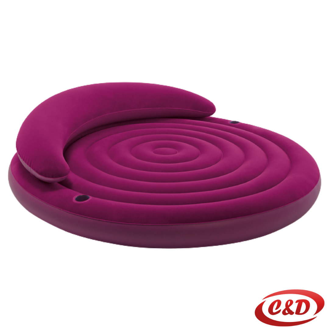 INTEX zračni krevet roza 191 cm