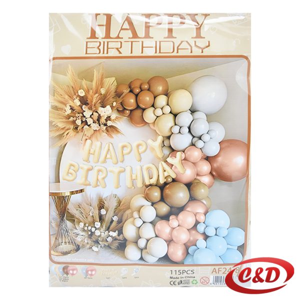 Baloni luk; Happy Birthday