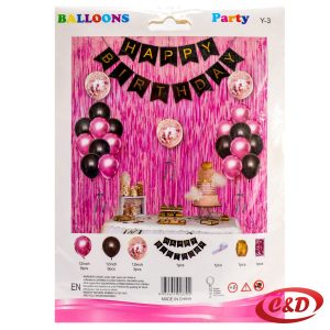 Balon set; Happy Birthday