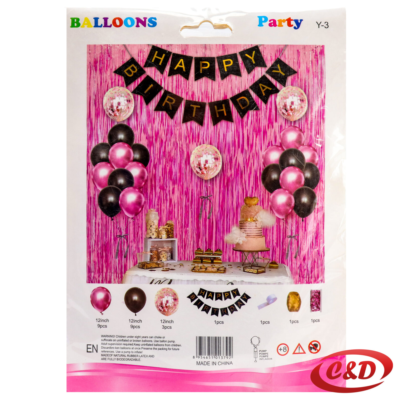 Balon set; Happy Birthday