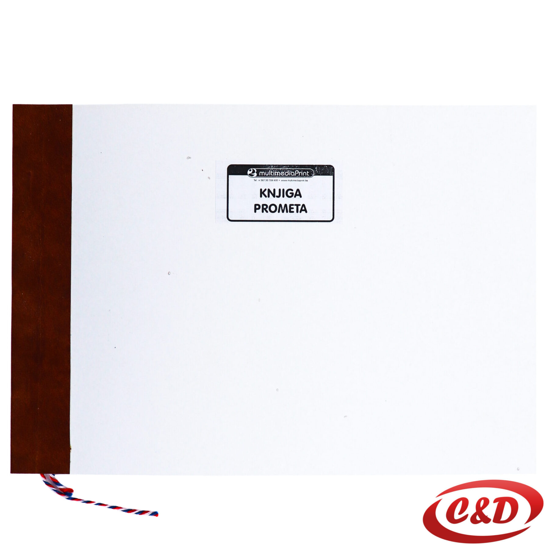 Knjiga prometa KP-1042 u položenom A4 formatu s tvrdim uvezom
