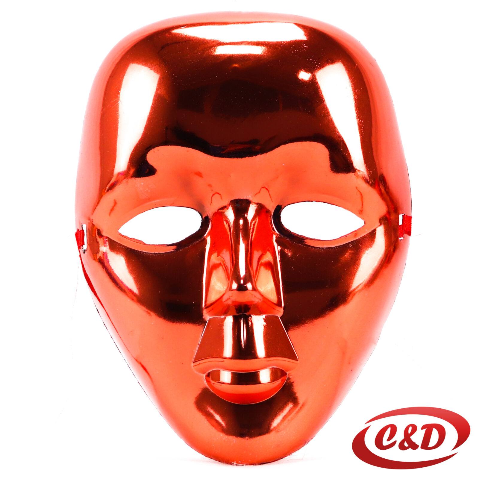 Anonymous crvena metalik maska