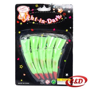 Umjetni neon zeleni nokti za kostim vještice