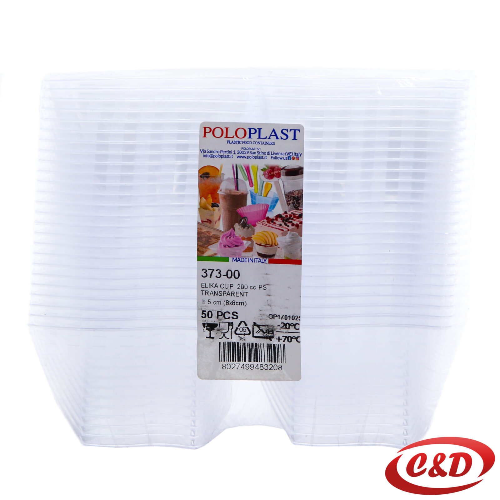 PVC posudice 200 ml 50/1