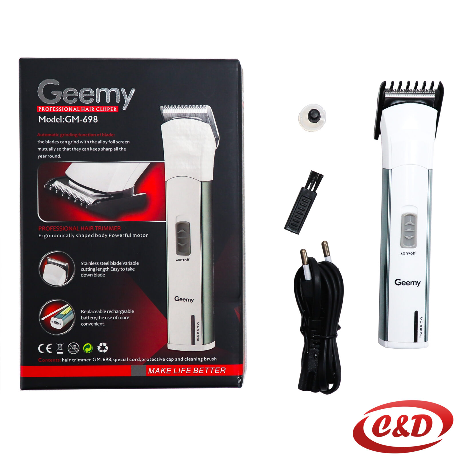 Aparat za brijanje i izbrijavanje; Gemmy GM-698