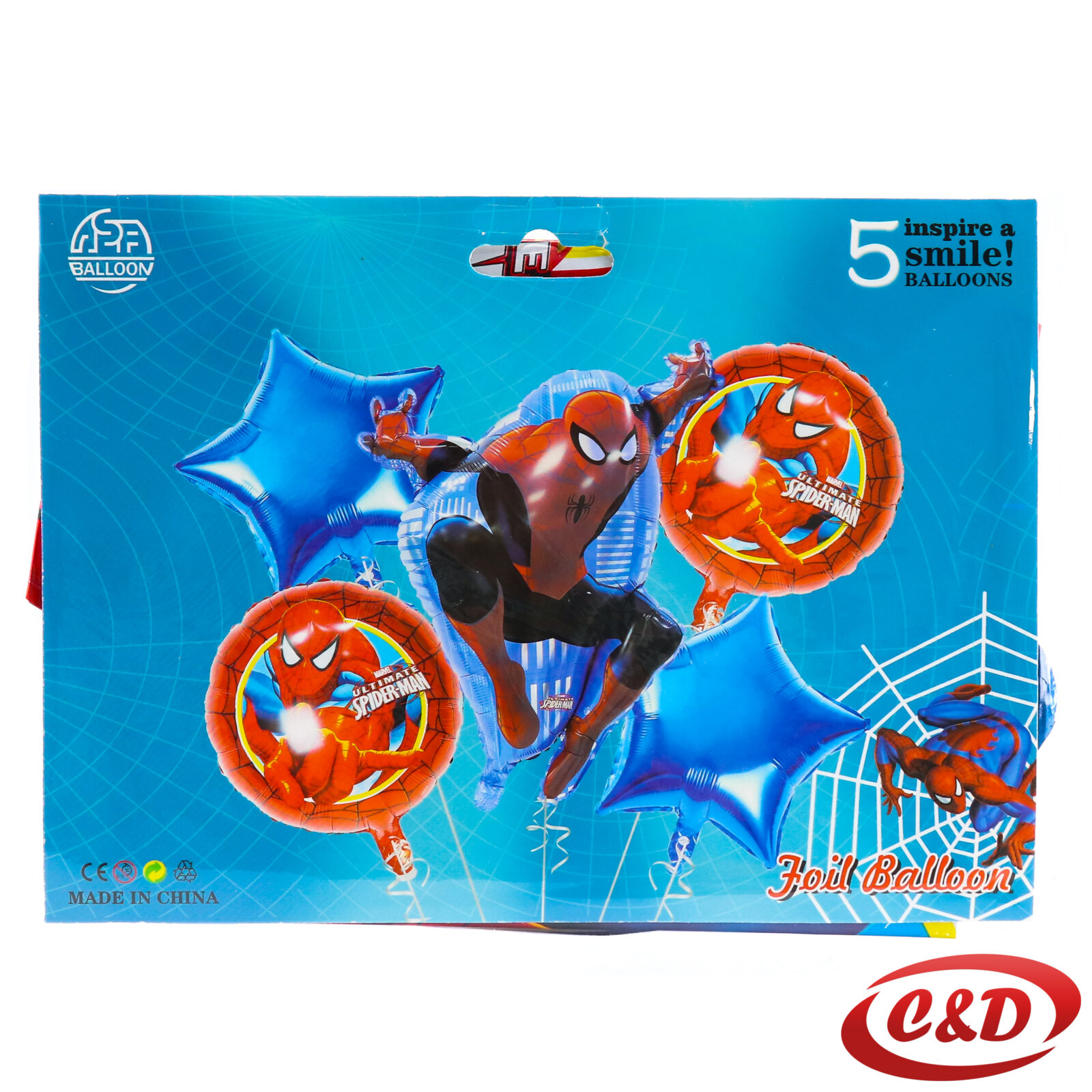 Balon set; Spiderman