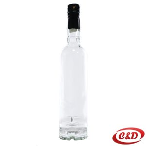 Prozirna Sab staklena boca zapremnine 500 ml s navojnim čepom