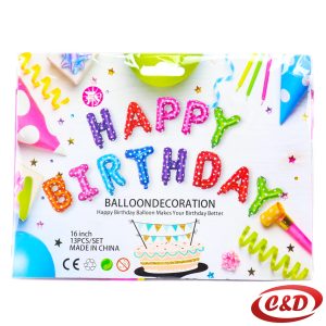 Balon set; Happy Birthday