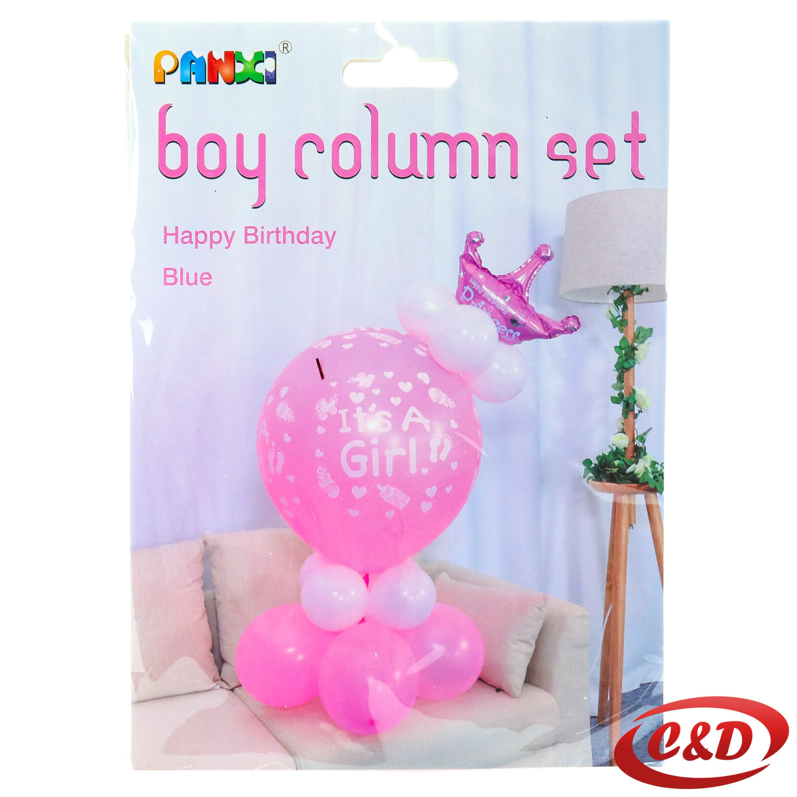 Balon set; It's a girl