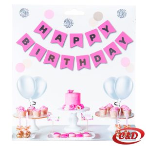 Natpis; Happy Birthday