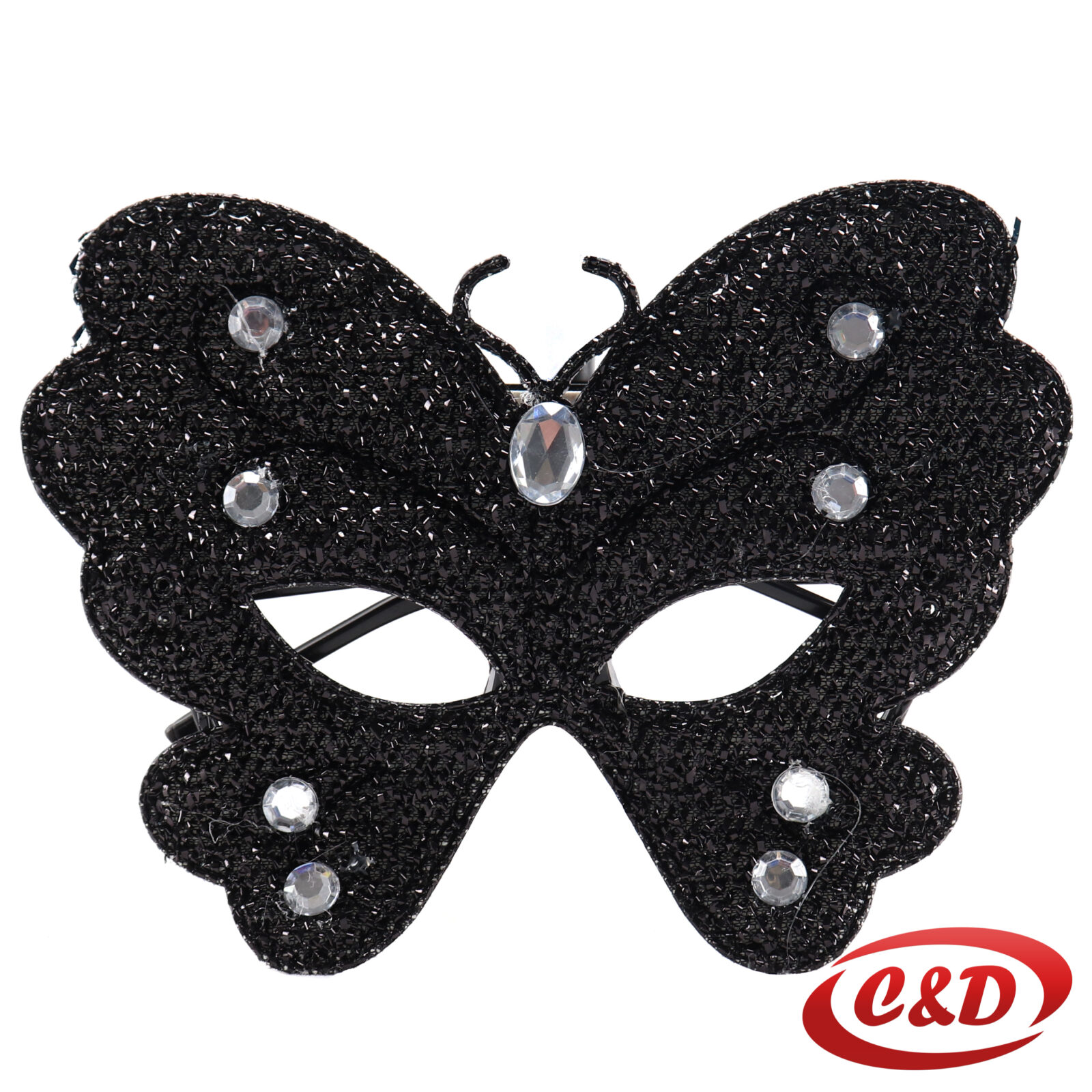 Šljokičasta maska u obliku leptira