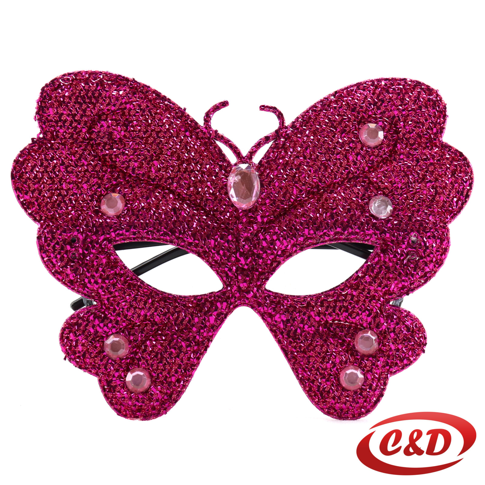 Šljokičasta maska u obliku leptira