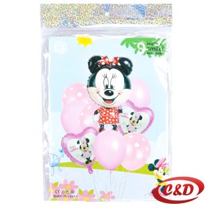Balon set; Minnie Mouse