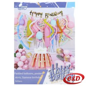 Balon set; Happy birthday