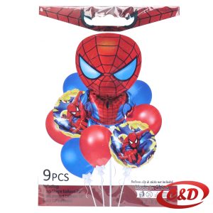 Balon set; Spiderman