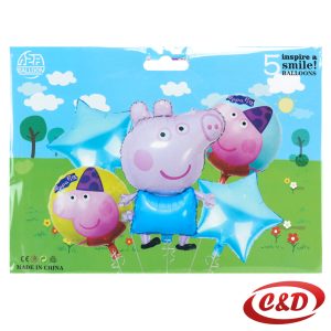 Balon set; Pepa pig