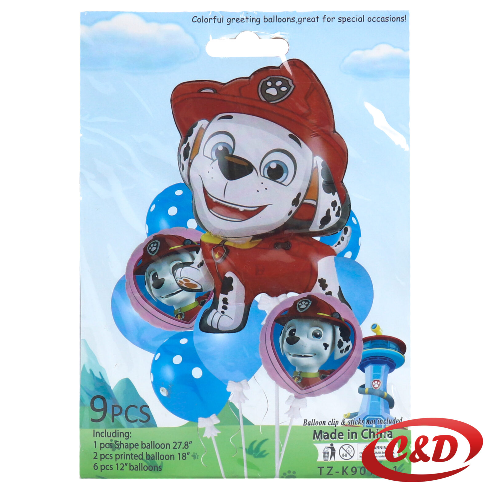Balon set; Paw Patrol
