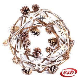 Vijenac za vrata; 27 cm; DUMORTIERIT