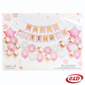 Balon set; Happy Birthday