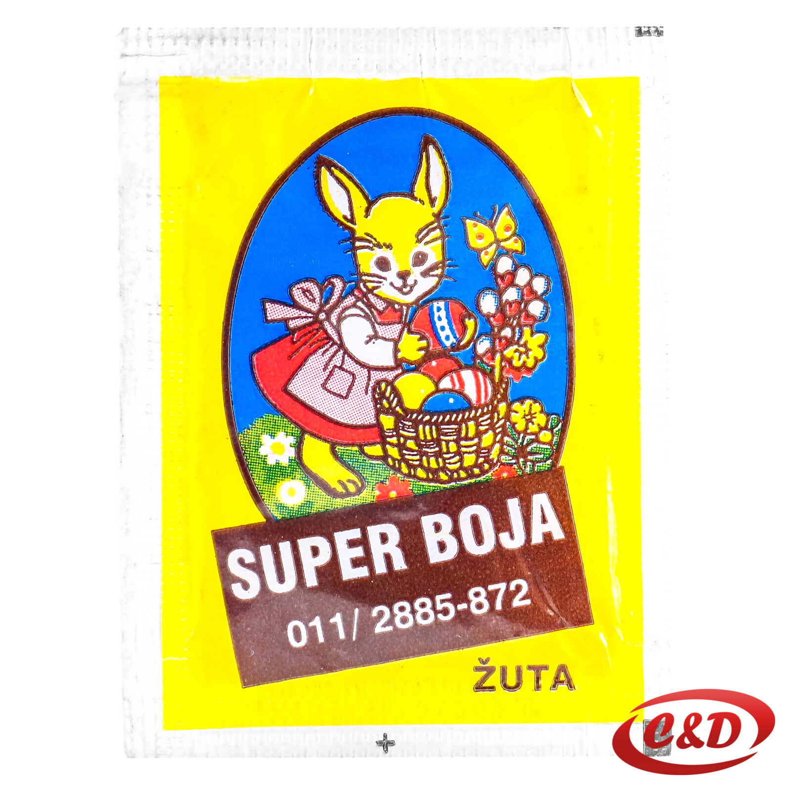 super boja za jaja žuta 4,4 g