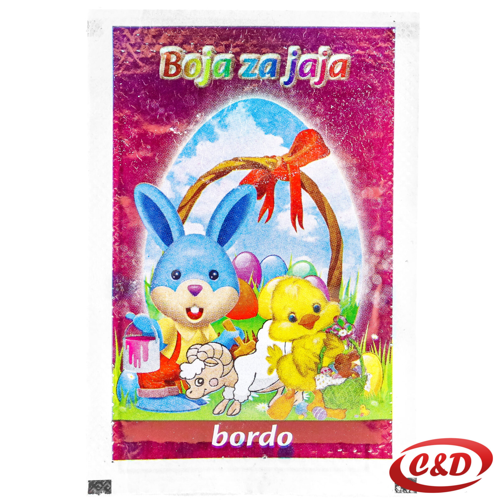 boja za jaja bordo 3 g hladno bojanje