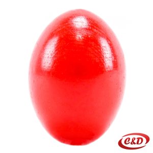 drveno uskrsno jaje crveno 6 cm dekoracija