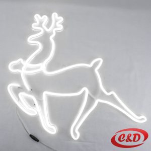 Jelen; LED; Neon flex; Bijela
