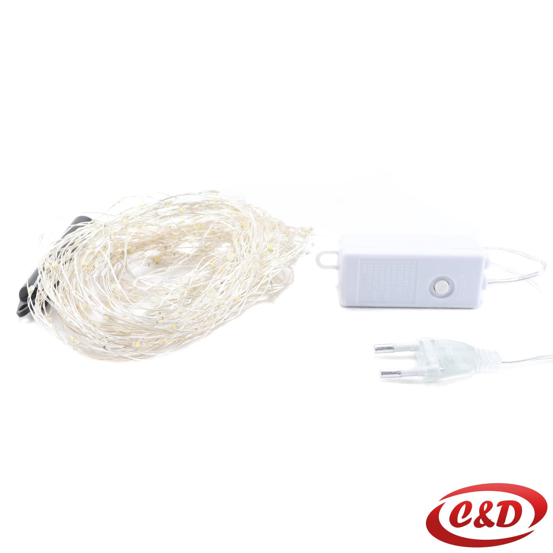 Lampice; LED; Mravi; Na siliku; 3 m; 10 krakova; Bijela - Slika 4