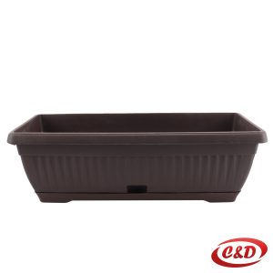 Smeđa plastična vaza