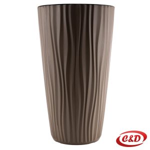 etna saksija smeđa 28 cm visina 50 cm plastična