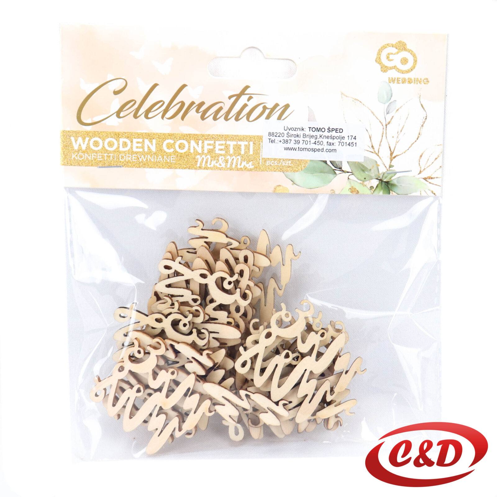 Drveni natpis Mr&Miss 18/1