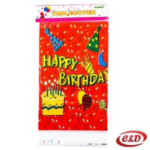 Party stolnjak; Happy Birthday