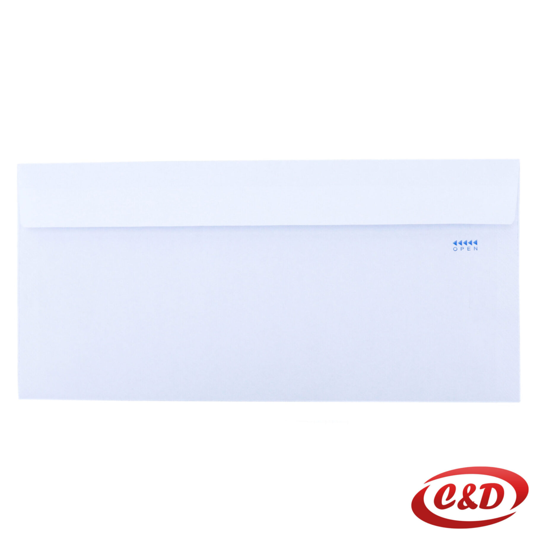 Bijela koverta bez prozora dimenzija 23 × 11 cm