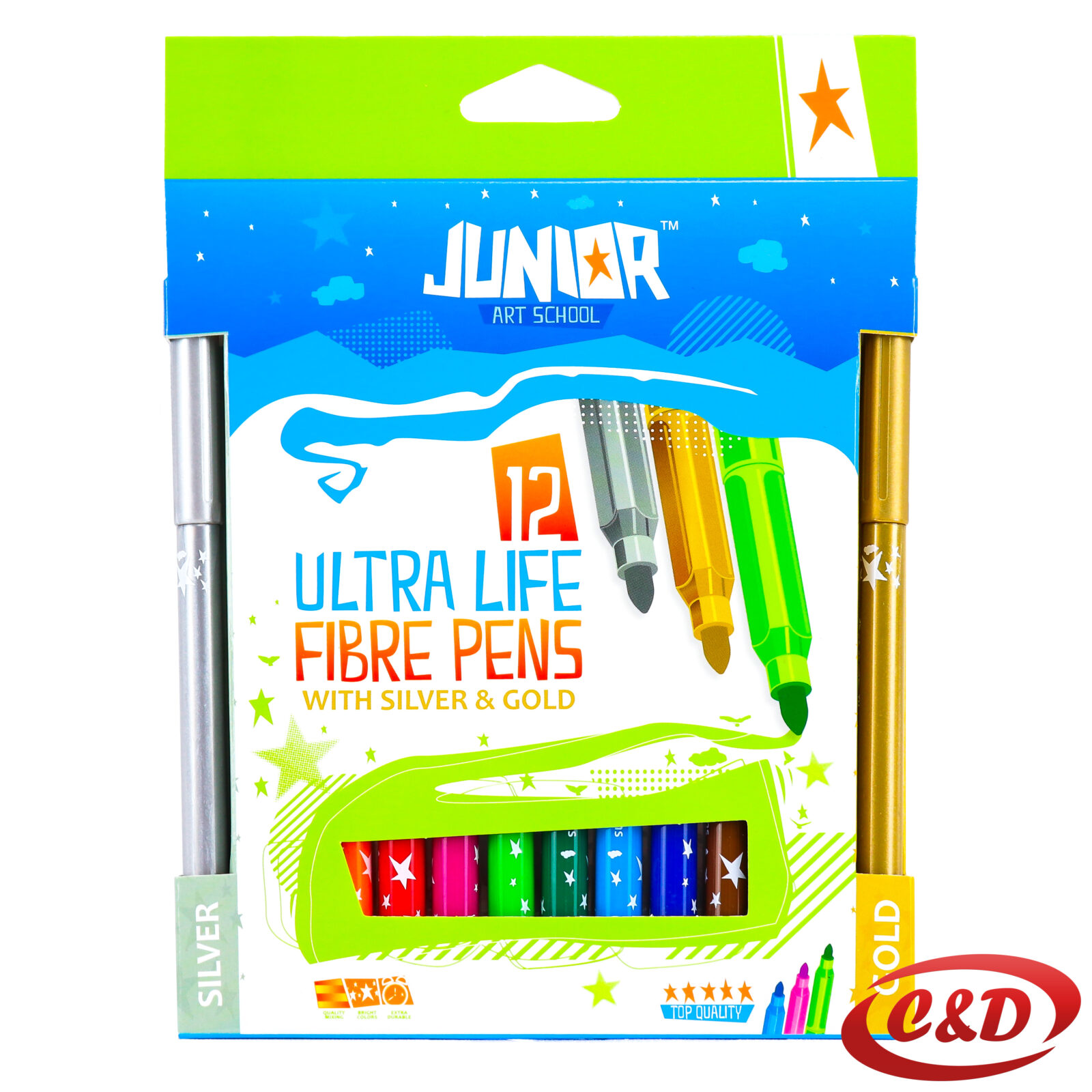 Flomasteri; Junior;12/1