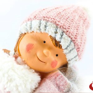Novogodišnja keramička figura