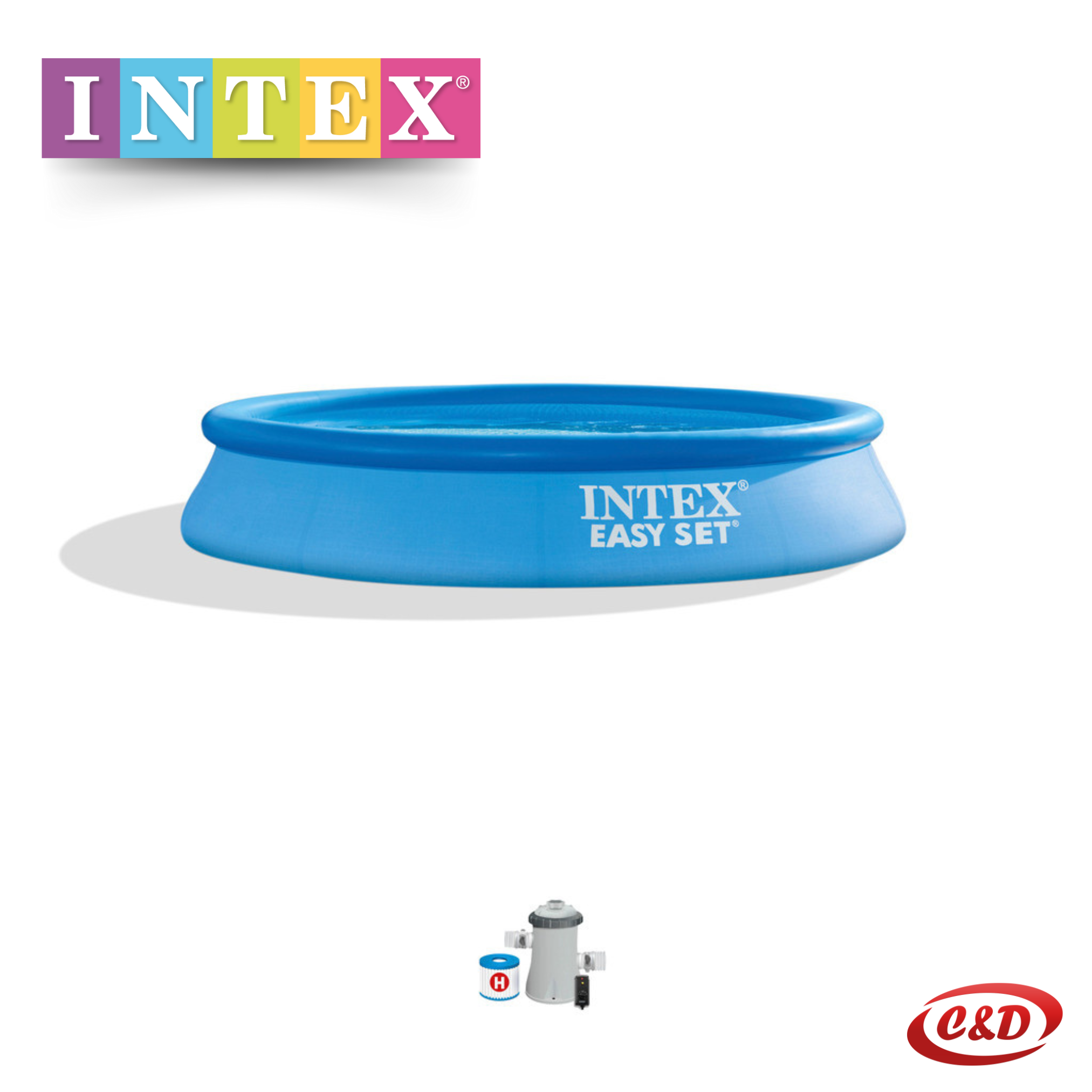 INTEX Bazen; Easy Set; 244 x 61 cm - Slika 4