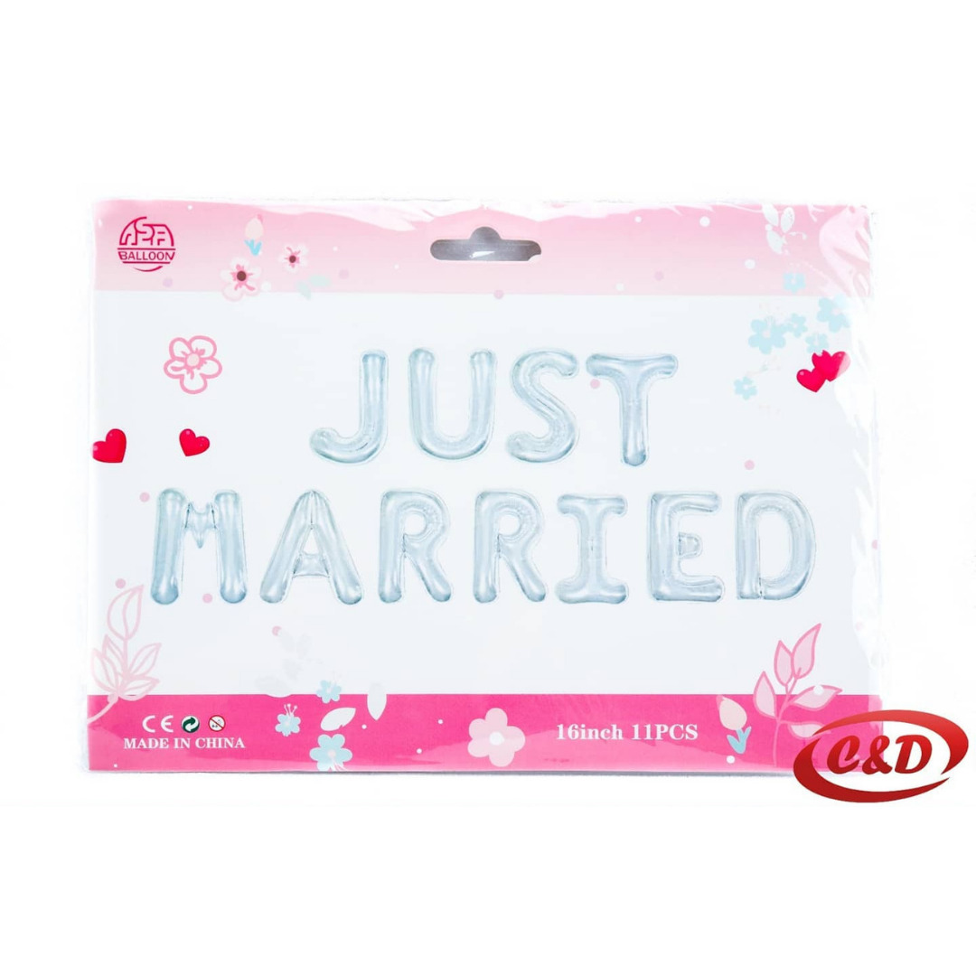 Balon set; Just Married