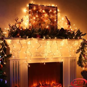 Lampice; LED; Ledenice; 6 m; Toplo Bijela